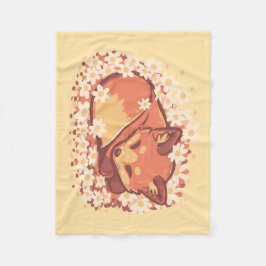 Daisy Vår Fox Fleecefilt