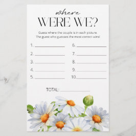 Daisy Var var vi i möhippan?