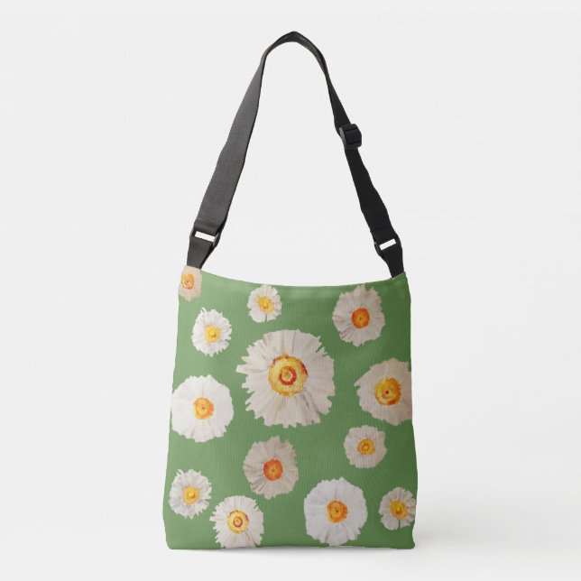 Daisy vattenfärg teckning Tote Bag Axelväska (Framsida)