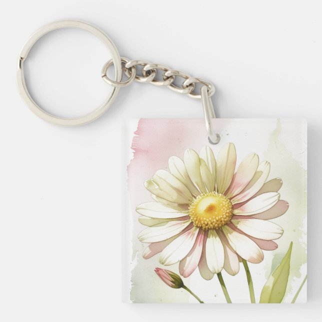 Daisy Vattenfärgsblomma Modern Professionell (Framsidan)