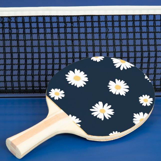 Daisy vid blå Mönster Pingisracket (Insitu)