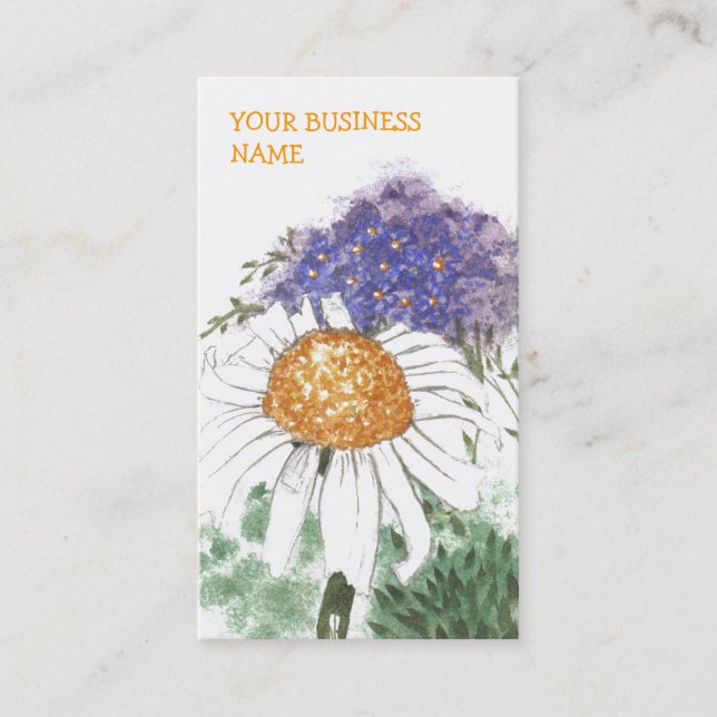 "Daisy" visitkort (Framsida)