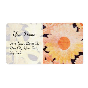 DAISY, vit röd rosa svart Fraktsedel