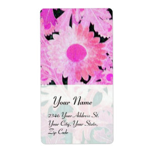 DAISY, vit rosa svart Fraktsedel