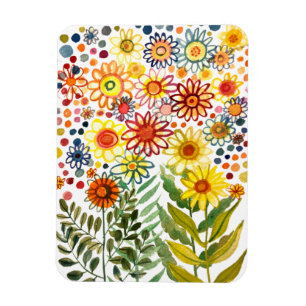 Daisy vykort magnet