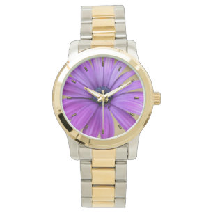 Daisy Watch Lila Daisy Flower Wrist Watch Armbandsur