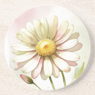 Daisy Watercolor Blomma Modern Professionell Underlägg