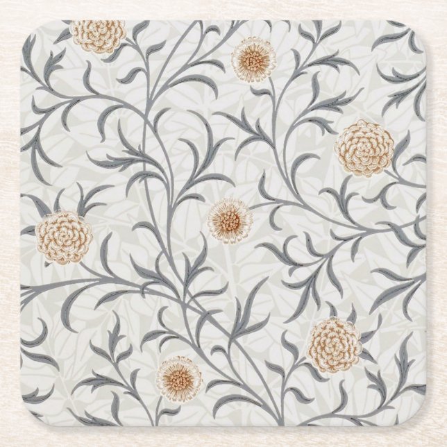 Daisy, William Morris Underlägg Papper Kvadrat (Framsidan)