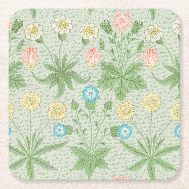 Daisy, William Morris Underlägg Papper Kvadrat (Framsidan)