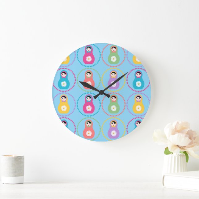 Daisyblomma Matryoshka Stor Klocka (Hem)