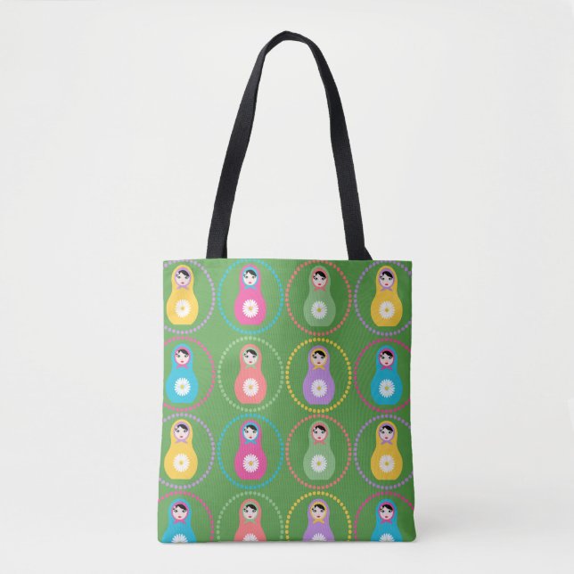Daisyblomma Matryoshka Tygkasse (Framsida)