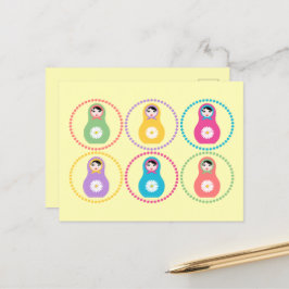 Daisyblomma Missydoll Vykort