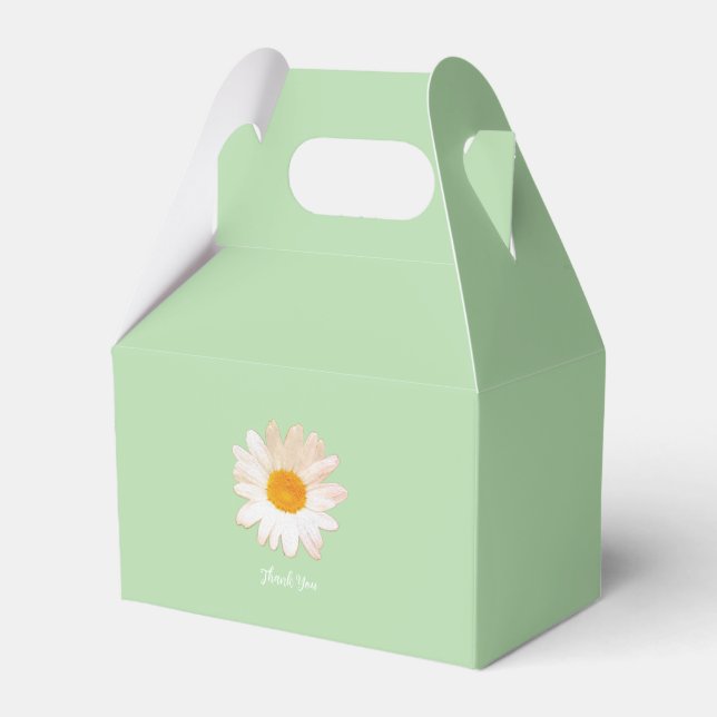Daisyblomma mugg – Sommarbotanisk mysig Presentaskar (Framsidan Sidan)