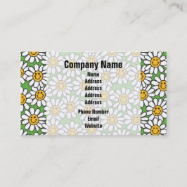 Daisyblommamönster Visitkort
