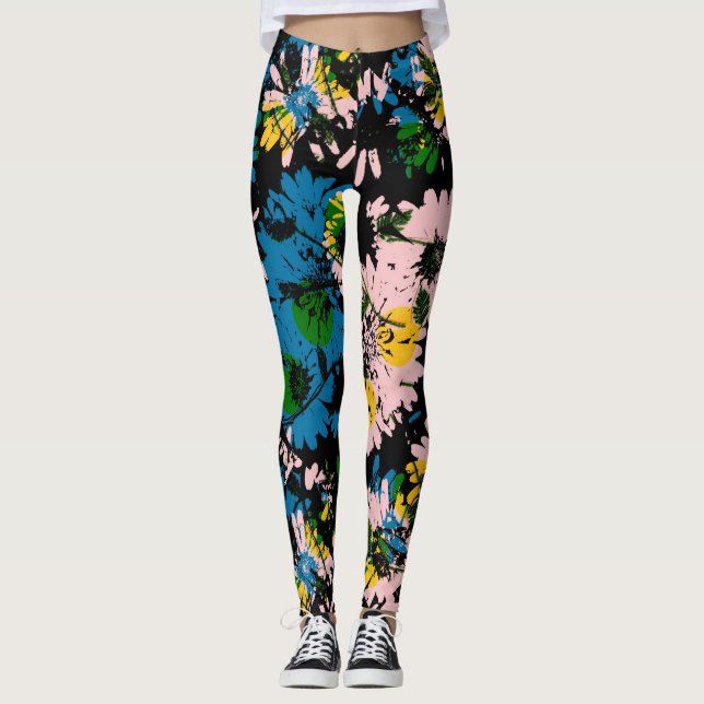 Daisyfayblu Leggings (Framsida)