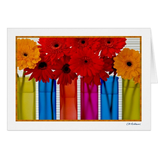 Daisyfröjd mig hälsningskort (Framsidan Horizontal)