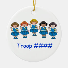 Daisygrupp Julgransprydnad Keramik