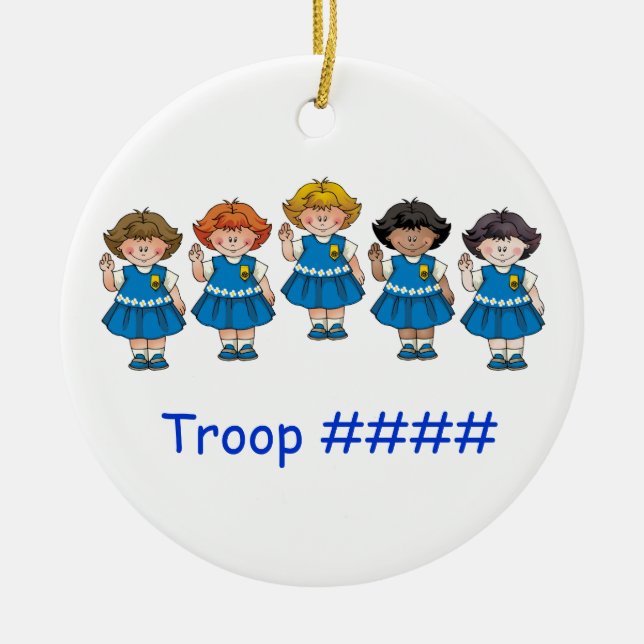 Daisygrupp Julgransprydnad Keramik (Framsidan)