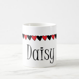 Daisyhjärtanamn Kaffemugg