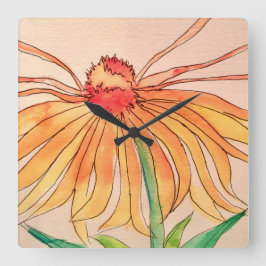 Daisyklocka Fyrkantig Klocka