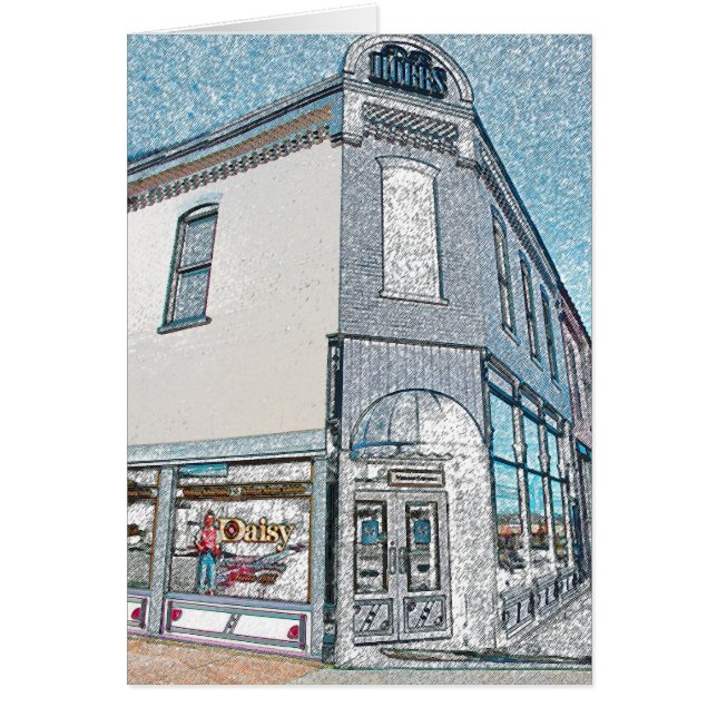 Daisymuseet - Rogers, AR Hälsningskort (Framsidan)