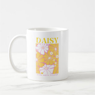 DAISYN APRIL BIRTH FLOWER KAFFEMUGG