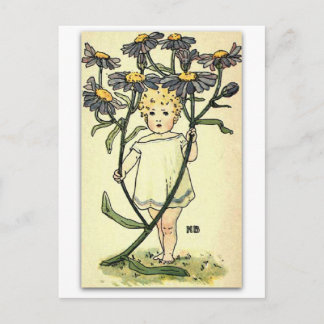 Daisyn BeSnyn Michaelmas av NELLIE BENSON Vykort