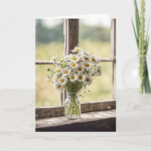 Daisyn Bouquet på födelsedagen Kort