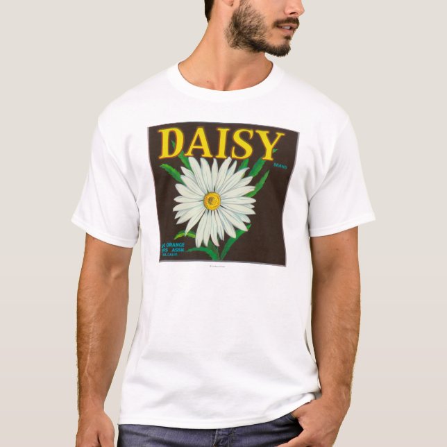 Daisyn brännmärker den citrusa lådaetiketten tee (Framsida)