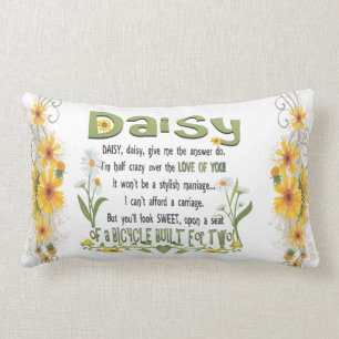 Daisyn daisy ger mig som ditt svar gör lumbarkudde
