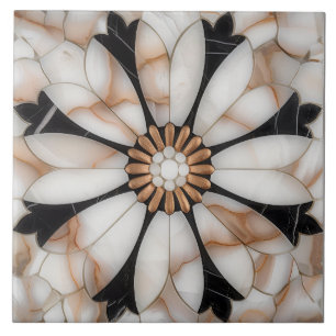Daisyn Flower Mosaic Stil Kakelplatta