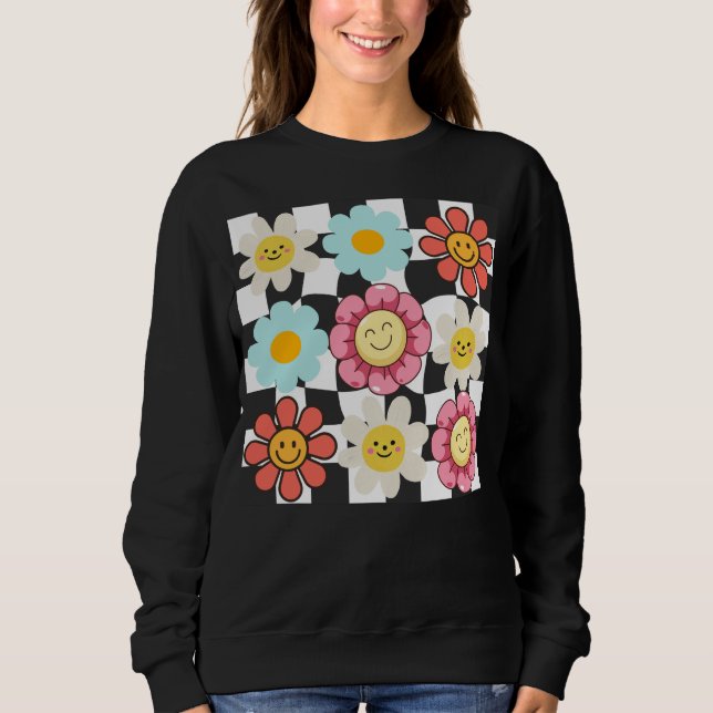 Daisyn Flower vid Retro-kontroll T Shirt (Framsida)