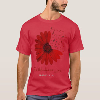 Daisyn om ökad medvetenhet om AIDS-dagen Falth Hop T Shirt