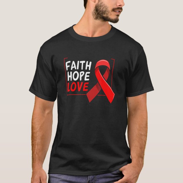 Daisyn om ökad medvetenhet om AIDS-dagen Falth Hop T Shirt (Framsida)