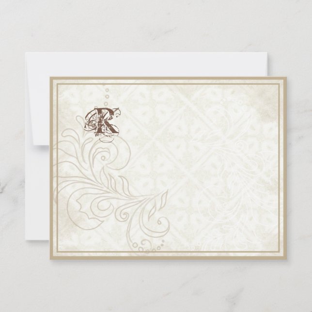 Daisyn Pansy, steg n-fjärilen - brölloptack Tack Kort (Framsida)