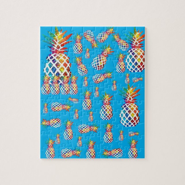 Daisyn Pineapples Jigszle Puzzle Pussel (Vertikal)