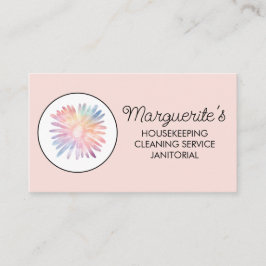 Daisyn Social-ikoner för House Städning  Logotyp Visitkort