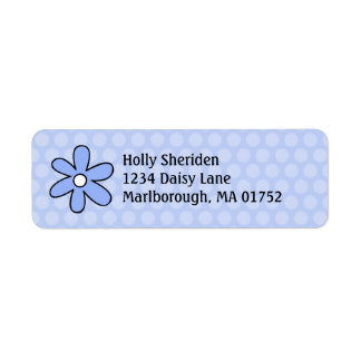 Daisyns adressetikett returadress etikett
