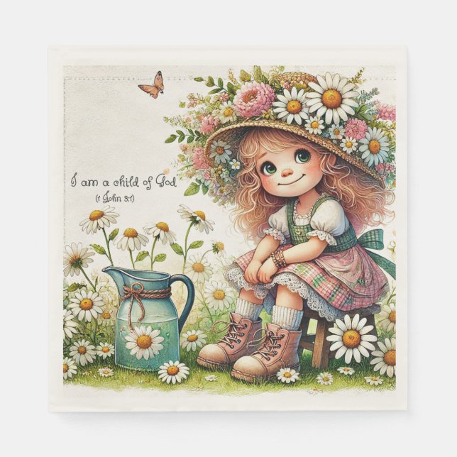 Daisyns barn pappersservett (Framsidan)