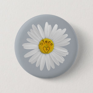 Daisyns blomma för scenkonst Anpassa bakgrunden Knapp