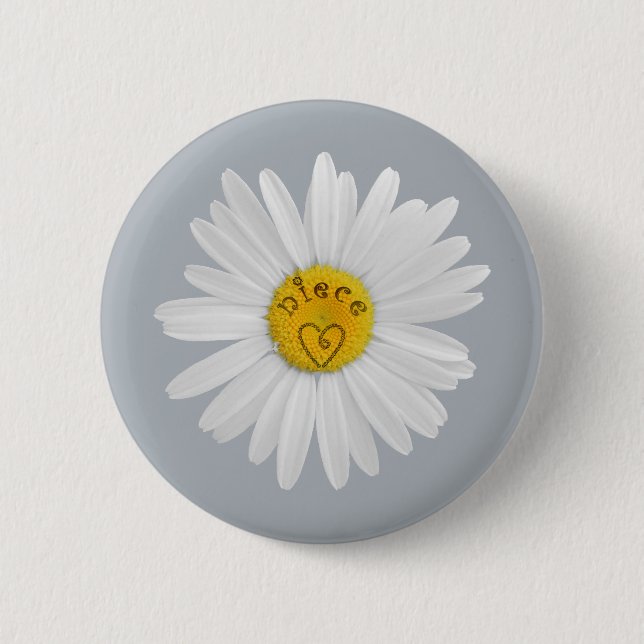 Daisyns blomma för scenkonst Anpassa bakgrunden Knapp (Framsida)