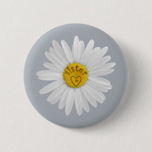 Daisyns blomning för Syster Art Anpassa bakgrunden Knapp
