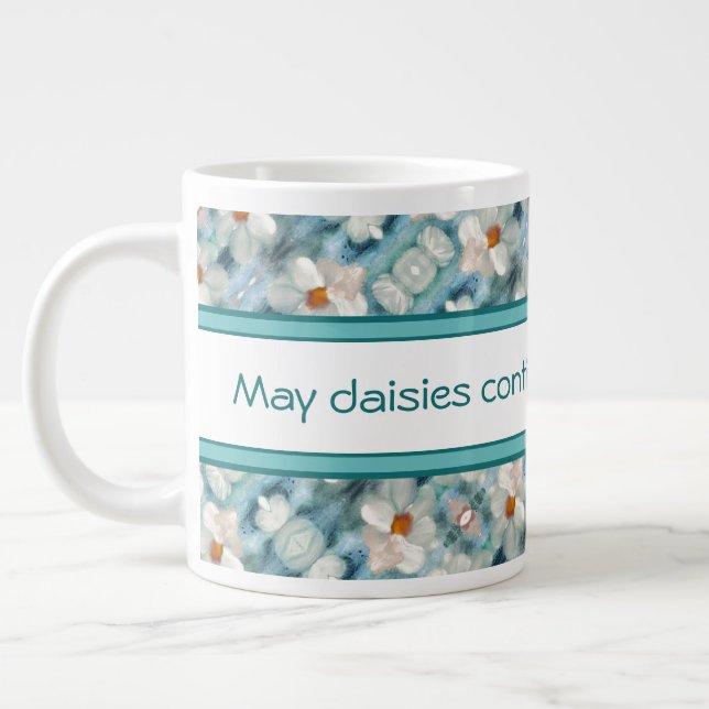 Daisyns bloomar jumbo mugg (Vänster)