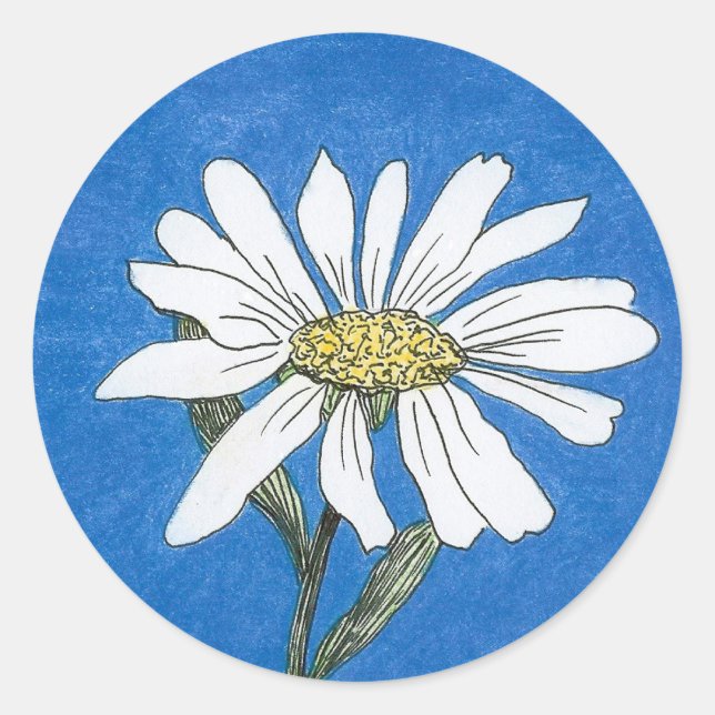 Daisyns fästmärke runt klistermärke (Framsida)