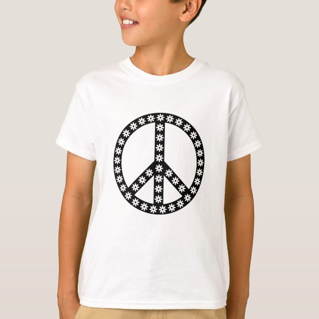 Daisyns fredssymbol t shirt (Framsida)