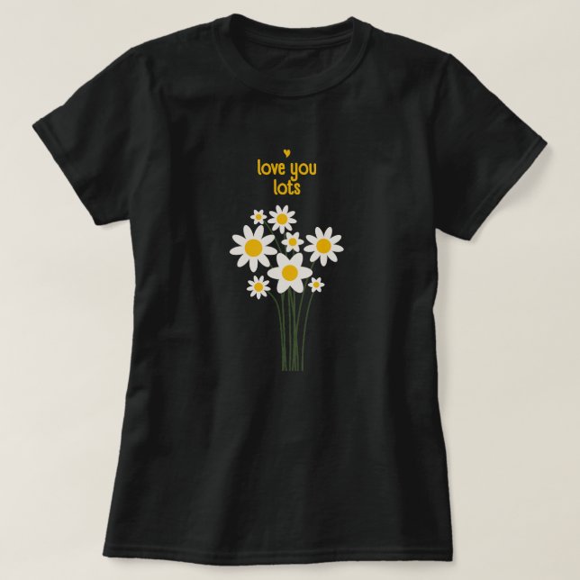 Daisyns Grönt - Daisy Massa av Kärlek T-shirt (Design framsida)