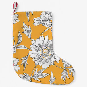 Daisyns huvuden: Sommarens Blommigt Line. Liten Julstrumpa