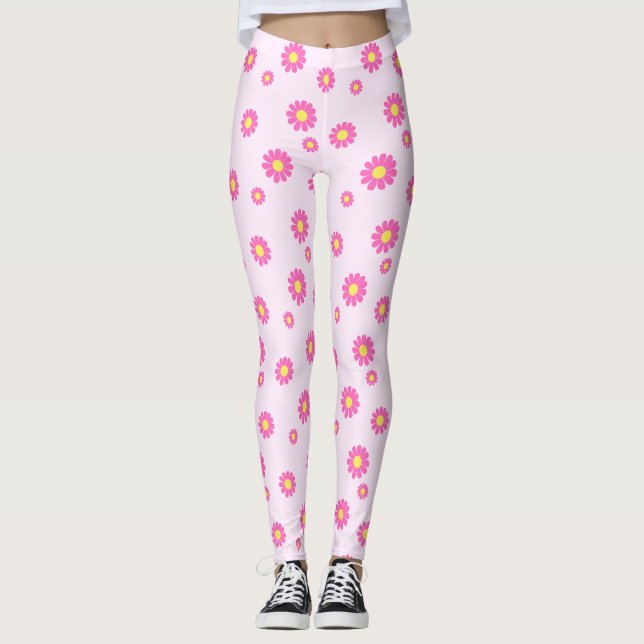 Daisyns Rosa Leggings (Framsida)