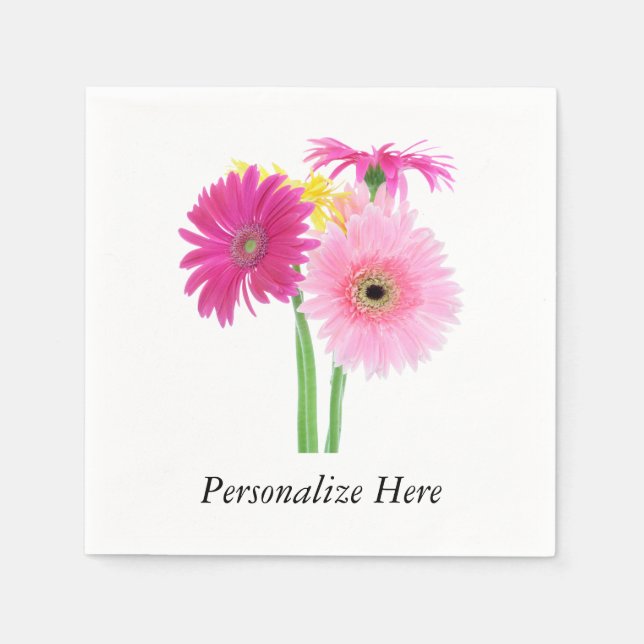 Daisyns Rosa Pappersservett (Framsidan)
