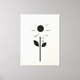 Daisyns utformning canvastryck